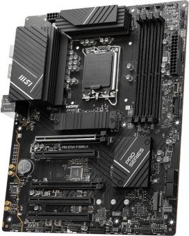 Материнская плата MSI PRO B760-P DDR4 II Soc-1700 Intel B760 4xDDR4 ATX AC`97 8ch(7.1) 2.5Gg+HDMI+DP - купить недорого с доставкой в интернет-магазине