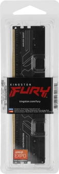 Память DDR5 16GB 6000MHz Kingston KF560R32RBE-16 Fury Renegade Pro Black Expo RTL PC5-44800 CL32 DIMM ECC 288-pin 1.35В single rank Ret - купить недорого с доставкой в интернет-магазине