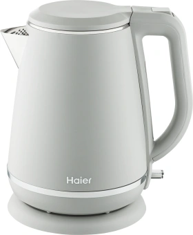 Чайник электрический Haier HK-502 1.5л. 3000Вт серый корпус: нерж.сталь/пластик (TD0029960RU) - купить недорого с доставкой в интернет-магазине