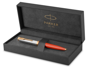 Ручка шариков. Parker 51 Premium (CW2169073) Red Rage GT M черн. черн. подар.кор. - купить недорого с доставкой в интернет-магазине
