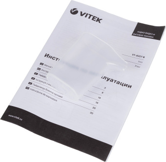 Утюг Vitek 8307-VT-01 2400Вт бирюзовый/белый - купить недорого с доставкой в интернет-магазине