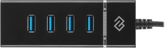 Разветвитель USB-C Digma DHUB-4USB-C-3.0 4порт. черный - купить недорого с доставкой в интернет-магазине
