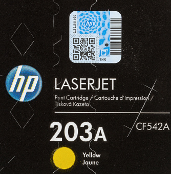 Картридж лазерный HP 203A CF542A желтый (1300стр.) для HP M254/280/281 - купить недорого с доставкой в интернет-магазине