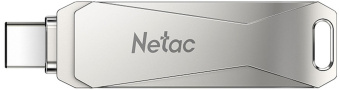 Флеш Диск Netac 128GB U782C NT03U782C-128G-30PN USB3.0 серебристый Windows XP/7/8/10+; Mac OS X 10.5+; Linux 2.4.x+; Android 7.0 or above - купить недорого с доставкой в интернет-магазине