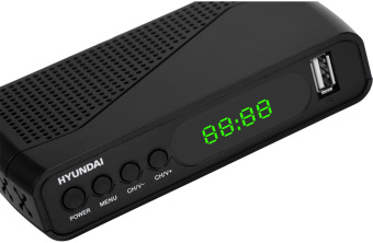 Ресивер DVB-T2 Hyundai H-DVB500 черный - купить недорого с доставкой в интернет-магазине
