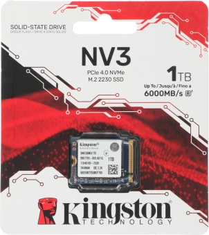 Накопитель SSD Kingston PCIe 4.0 x4 1000GB SNV3SM3/1T0 NV3 M.2 2230 - купить недорого с доставкой в интернет-магазине