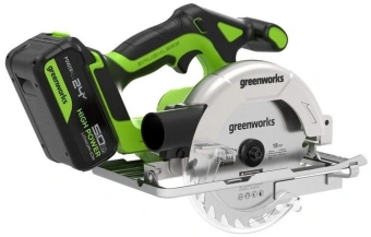 Циркулярная пила (дисковая) Greenworks GD24CS165 (ручная) D диска.:165мм (1501607CUG) - купить недорого с доставкой в интернет-магазине