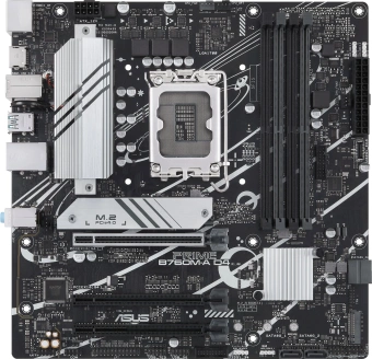 Материнская плата Asus PRIME B760M-A D4-CSM Soc-1700 Intel B760 4xDDR4 mATX AC`97 8ch(7.1) 2.5Gg RAID+HDMI+DP - купить недорого с доставкой в интернет-магазине