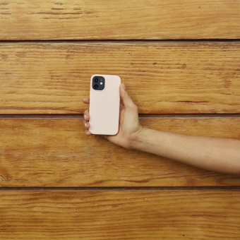 Чехол (клип-кейс) uBear для Apple iPhone 12 mini Touch Case светло-розовый (CS61LR54TH-I20) - купить недорого с доставкой в интернет-магазине
