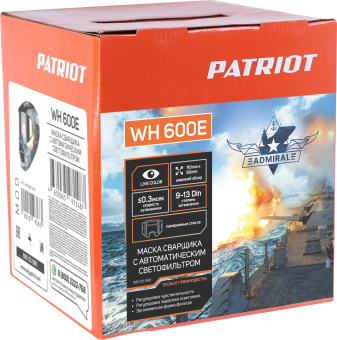 Маска сварщика Patriot WH 600E (880501961) - цена, купить или заказать с доставкой в интернет-магазине Маска сварщика Patriot WH 600E (880501961) - купить недорого с доставкой в интернет-магазине