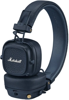 Гарнитура накладные Marshall Major V синий беспроводные bluetooth оголовье (MAJOR V MIDNIGHT BLUE) - купить недорого с доставкой в интернет-магазине