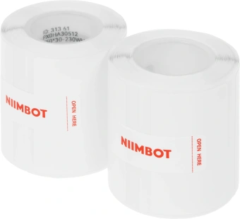 Термоэтикетки Niimbot 1747498 сег.:50x30мм 230шт/рул (упак.:2шт) Niimbot B1/B31/B21Pro/B21S/B3S_P белый - купить недорого с доставкой в интернет-магазине