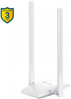 Сетевой адаптер Wi-Fi Mercusys MW300UH N300 USB 2.0 (ант.внеш.несъем.) 2ант. - купить недорого с доставкой в интернет-магазине