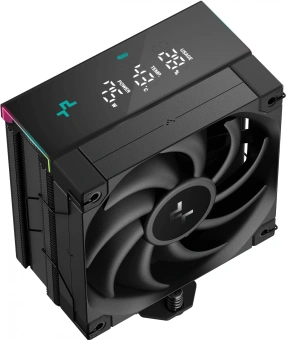 Устройство охлаждения(кулер) Deepcool AK400 Digital Pro Soc-AM5/AM4/1151/1200/1700 черный 4-pin 28dB Al+Cu LCD 220W 695gr Ret (R-AK400-BKAPMN-G) - купить недорого с доставкой в интернет-магазине