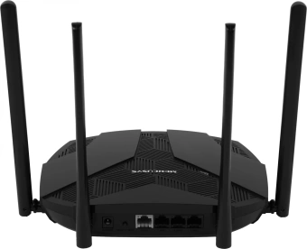 Роутер беспроводной Mercusys MR70X AX1800 10/100/1000BASE-TX черный - купить недорого с доставкой в интернет-магазине