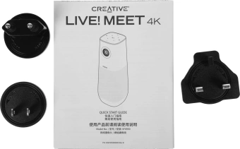 Камера Web Creative Live! Cam Meet 4K черный 2Mpix (1920x1080) USB2.0 с микрофоном (73VF095000000) - купить недорого с доставкой в интернет-магазине