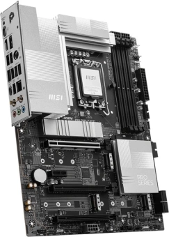 Материнская плата MSI PRO Z890-P WIFI Soc-1851 Intel Z890 ATX AC`97 8ch(7.1) 5Gigabit RAID+HDMI+DP - купить недорого с доставкой в интернет-магазине