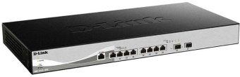Коммутатор D-Link DXS-1210-10TS 8x1Гбит/с 2SFP+ настраиваемый - купить недорого с доставкой в интернет-магазине