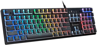 Клавиатура A4Tech S510RP механическая черный USB for gamer LED (S510RP PUDDING BLACK/BLMS RED) кабель 1.8м - купить недорого с доставкой в интернет-магазине