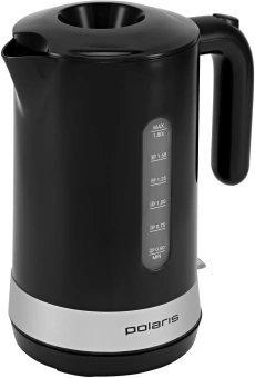 Чайник электрический Polaris PWK 1803C 1.8л. 2200Вт черный корпус: пластик - купить недорого с доставкой в интернет-магазине