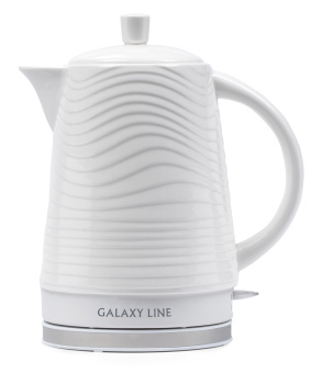 Чайник электрический Galaxy Line GL 0508 1.9л. 1400Вт белый корпус: керамика (ГЛ0508Л) - купить недорого с доставкой в интернет-магазине