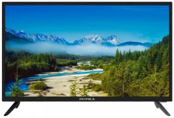 Телевизор LED Supra 32" STV-LC32ST0080W черный HD 60Hz DVB-T DVB-T2 DVB-C DVB-S DVB-S2 USB WiFi Smart TV (RUS) - купить недорого с доставкой в интернет-магазине