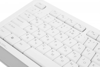 Клавиатура A4Tech Fstyler FKS10 белый/серый USB (FKS10 WHITE) - купить недорого с доставкой в интернет-магазине