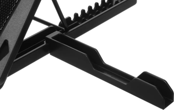 Подставка для ноутбука Digma D-NCP170-2x110 18" 400x288x45мм 52дБ 2xUSB 2x 110ммFAN 1100г Fan-control металл/пластик черный - купить недорого с доставкой в интернет-магазине