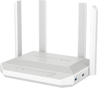 Роутер беспроводной Keenetic Netcraze Giga (NC-1012) AX3000 10/100/1000BASE-TX/SFP/4g ready белый - купить недорого с доставкой в интернет-магазине