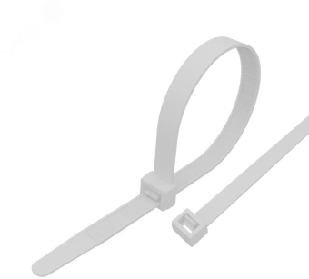 Стяжка пластиковая Rexant 87-0250 250x3.6мм (упак:100шт) нейлон внешний (-60/+85) белый - купить недорого с доставкой в интернет-магазине