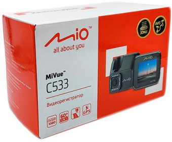Видеорегистратор Mio MiVue C533 черный 2Mpix 1080x1920 1080p 150гр. GPS - купить недорого с доставкой в интернет-магазине