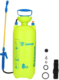 Опрыскиватель Deko DKSP08 наплеч. 8л зеленый/голубой (065-0940) - купить недорого с доставкой в интернет-магазине