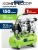 Компрессор поршневой Сибртех МБ 750/10 безмасляный 150л/мин 10л 750Вт зеленый - купить недорого с доставкой в интернет-магазине