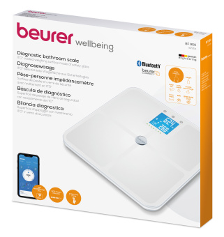 Весы напольные электронные Beurer BF950 макс.180кг белый - купить недорого с доставкой в интернет-магазине
