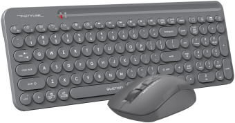 Клавиатура + мышь A4Tech Fstyler FG3300 Air клав:серый мышь:серый USB беспроводная slim Multimedia - купить недорого с доставкой в интернет-магазине