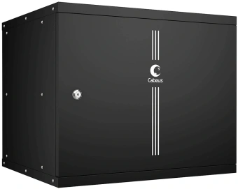 Шкаф коммутационный Cabeus (WSC-05D-9U55/45M-BK) настенный 9U 550x450мм пер.дв.металл 30кг черный 390мм IP20 металл - купить недорого с доставкой в интернет-магазине