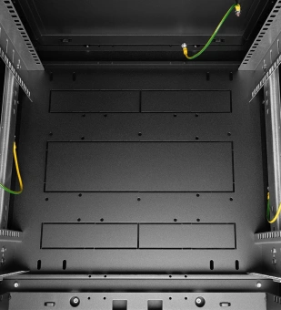 Шкаф коммутационный ЦМО (ШТК-М-24.6.8-1ААА-9005) напольный 24U 600x800мм пер.дв.стекл 2 бок.пан. задн.дв.стал.лист направл.под закл.гайки 600кг черный 655мм 70.2кг 180град. 1245мм IP20 металл - купить недорого с доставкой в интернет-магазине