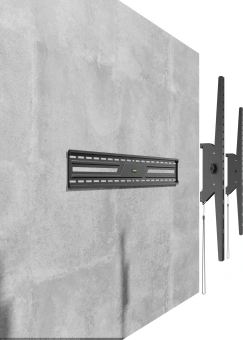 Кронштейн для телевизора Ultramounts UM850T черный 43"-100" макс.75кг настенный наклон - купить недорого с доставкой в интернет-магазине