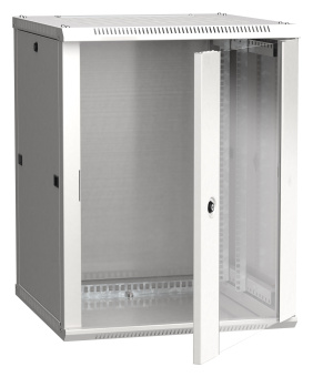 Шкаф коммутационный ITK Linea W (LWR3-12U66-GF) настенный 12U 600x600мм пер.дв.стекл задн.дв.стал.лист 90кг серый 500мм 32кг 200град. 635мм IP20 IK08 сталь - купить недорого с доставкой в интернет-магазине