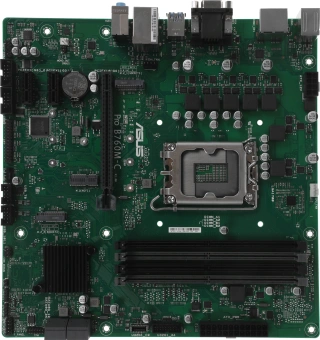 Материнская плата Asus PRO B760M-C-CSM Soc-1700 Intel B760 4xDDR5 mATX AC`97 8ch(7.1) GbLAN RAID+VGA+HDMI+DP - купить недорого с доставкой в интернет-магазине