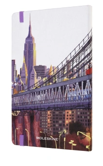 Блокнот Moleskine LIMITED EDITION I AM NEW YORK LEQP060IAMNY Large 130х210мм 240стр. слоновая кость страницы линейка твердая обложка белый - купить недорого с доставкой в интернет-магазине