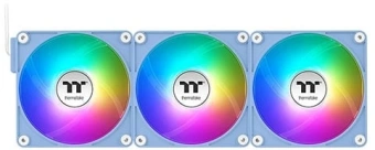 Вентилятор для корпуса Thermaltake CT140 EX Sync Hydrangea ARGB 140х140x25 синий 4-pin 30.7дБ (упак.:3шт) (CL-F197-PL14BU-A) Ret - купить недорого с доставкой в интернет-магазине