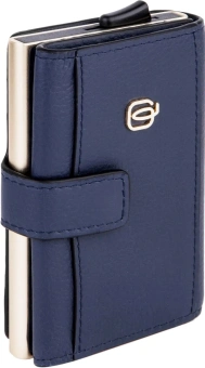 Чехол для кредитных карт Piquadro Lyra PP5649W92R/BLU4 синий натур.кожа - купить недорого с доставкой в интернет-магазине