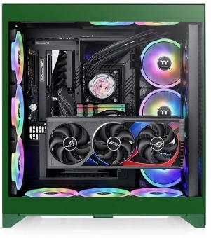 Корпус Thermaltake CTE E660MX Racing зеленый без БП E-ATX 13x120mm 11x140mm 2xUSB3.0 audio bott PSU - купить недорого с доставкой в интернет-магазине