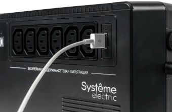 Источник бесперебойного питания Systeme Electriс BV BVSE600I 360Вт 600ВА черный - купить недорого с доставкой в интернет-магазине