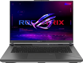 Ноутбук Asus ROG Strix G16 G614JU-N3490 Core i5 13450HX 16Gb SSD512Gb NVIDIA GeForce RTX4050 6Gb 16" IPS FHD+ (1920x1200) без ОС grey WiFi BT Cam (90NR0CC1-M012J0) - купить недорого с доставкой в интернет-магазине