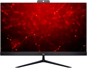 Моноблок IRU Агат 313 23.8" Full HD i3 10100 (3.6) 8Gb SSD256Gb UHDG 630 FreeDOS GbitEth WiFi BT 120W клавиатура мышь Cam черный 1920x1080 - купить недорого с доставкой в интернет-магазине
