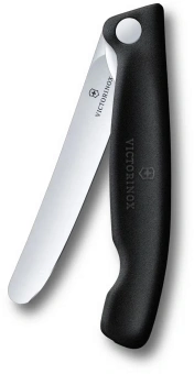 Нож кухонный Victorinox Swiss Classic 6.7803.F стальной столовый лезв.110мм прямая заточка черный карт.коробка - купить недорого с доставкой в интернет-магазине
