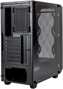 Корпус Hiper BH34-1 черный без БП ATX 5x120mm 2x140mm 2x200mm 1xUSB3.0 audio bott PSU - купить недорого с доставкой в интернет-магазине