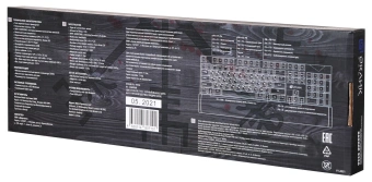 Клавиатура Оклик 935G RAGNAR механическая черный USB Multimedia for gamer LED (подставка для запястий) - купить недорого с доставкой в интернет-магазине